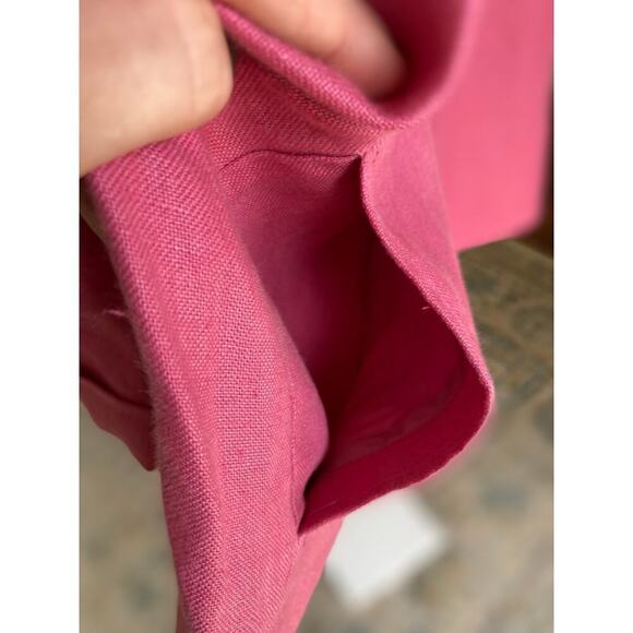 Handmade 100% Linen Berry Jacket Cottagecore Prairie Light Academia Spring Boho - Picture 8 of 16